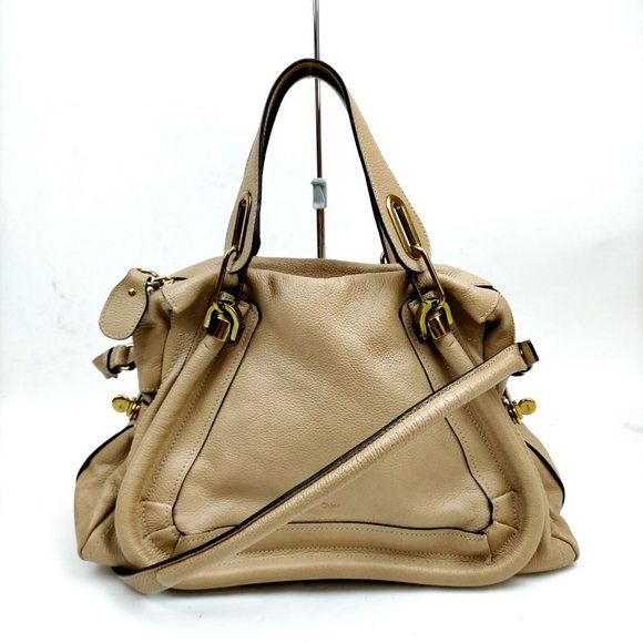 Chloe Handbags - Chloe Hand Bag Beige Leather